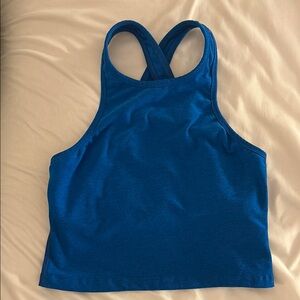 Women's Blue Racerback Tank Top